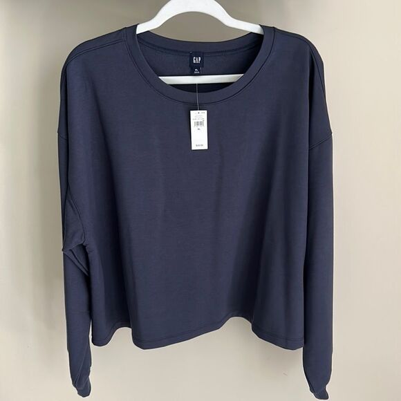 GAP - Blue - Pullover Sweatshirt - Boxy - Brand New! - Picture 1 of 3